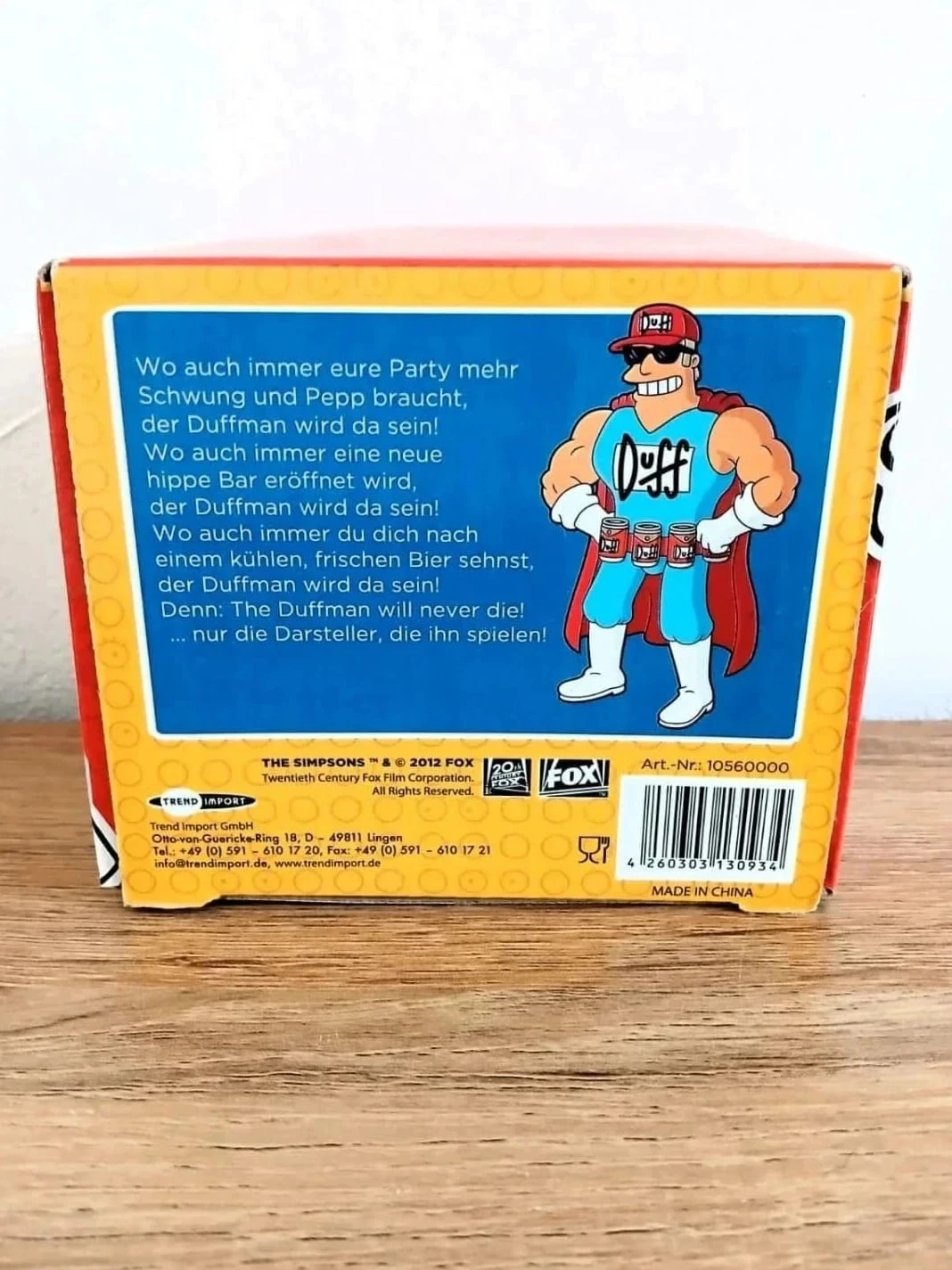 Mug Duffman The Simpsons Nieuw – photo 3